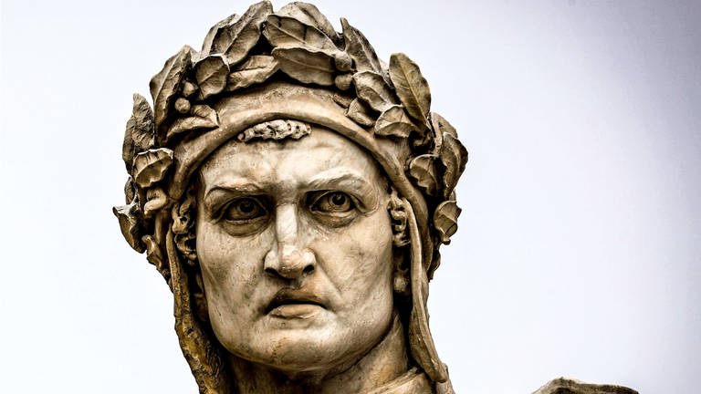 Dante-Denkmal vor Santa Croce Florenz, Italien (Foto: IMAGO, imago images/ZUMA Wire/Fabio Sasso)