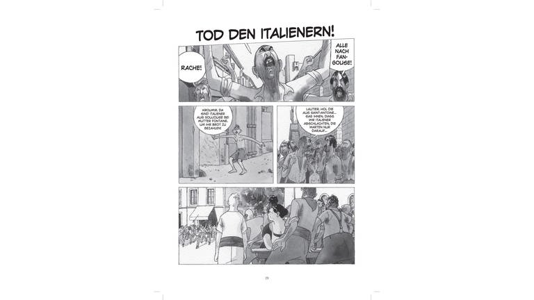 Comic-Reihe „Bella Ciao“ des Zeichners Baru (Foto: Pressestelle,  Edition 52)