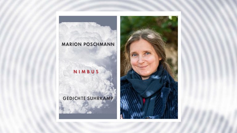 Buchcover Nimbus und Autorin Marion Poschmann