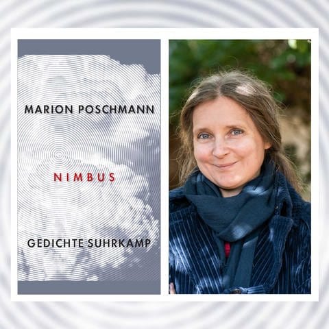 Buchcover Nimbus und Autorin Marion Poschmann