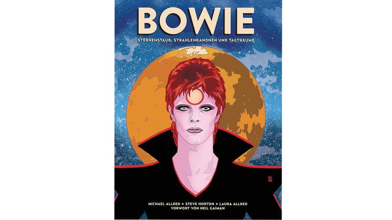 Cover zur Comic-Biografie "Bowie – Sternenstaub, Strahlenkanonen und Tagträume" von Michael Allred, Steve Horton (Foto: Mike & Laura Allred/Steve Horton/Cross Cult 2020)