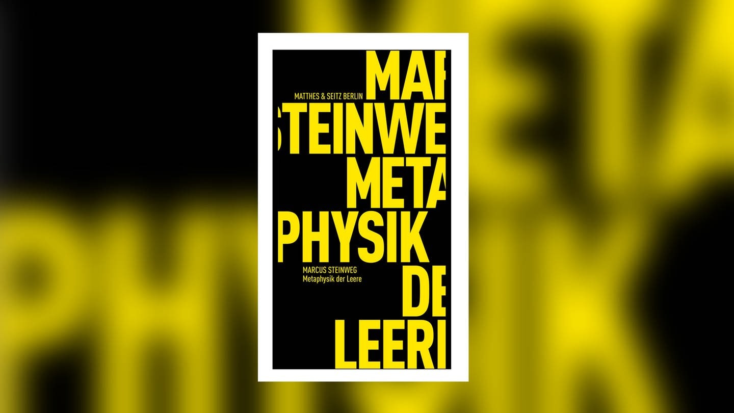 Marcus Steinweg - Metaphysik der Leere (Foto: Verlag Matthes & Seitz)