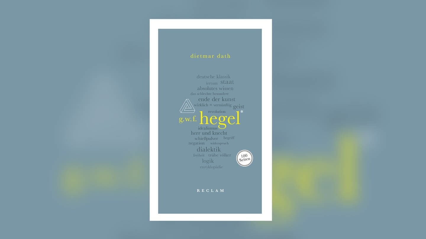 Dietmar Dath - Hegel (Foto: Reclam Verlag)