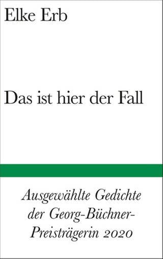 Cover des Gedichtbands "Das ist hier der Fall" von Elke Erb und ein Porträt der Autorin von Renate von Mangoldt (Foto: Pressestelle, © Renate von Mangoldt/Suhrkamp Verlag)