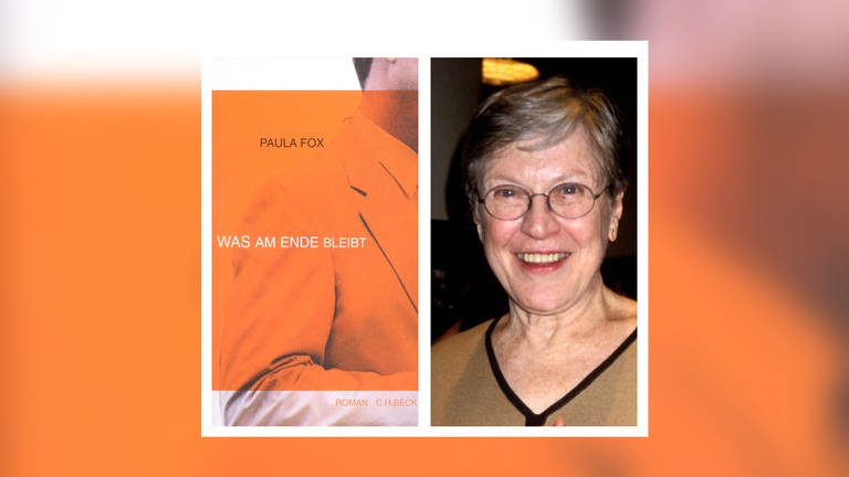 Autorin Paula Fox und das Cover ihres Buches "Was am Ende bleibt" (Foto: IMAGO, Pressestelle, imago / C.H. Beck Verlag)