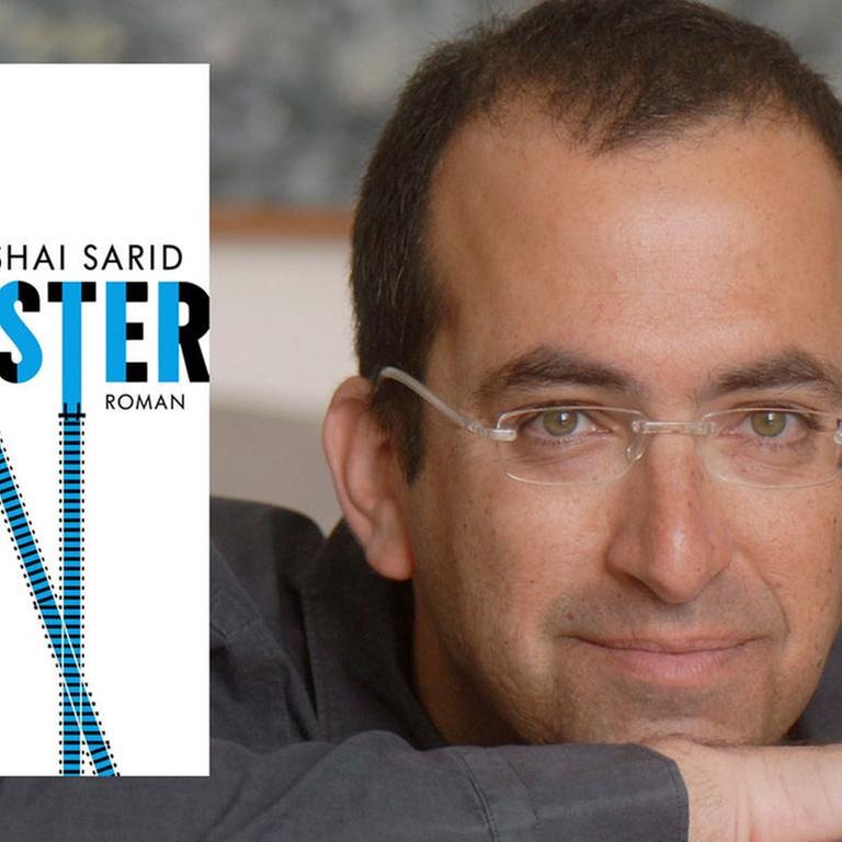 Autor Yishai Sarid und das Cover von "Monster" (Foto: Kein&Aber Verlag - Daniel Tchetchik)
