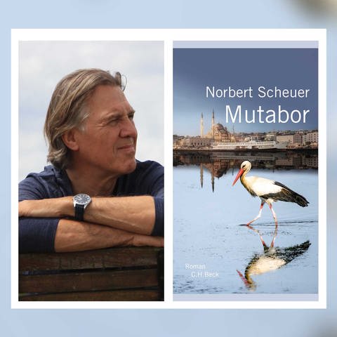 Buchcover und Autor: Norbert Scheuer - Mutabor (Foto: Pressestelle, Beck Verlag | privat)