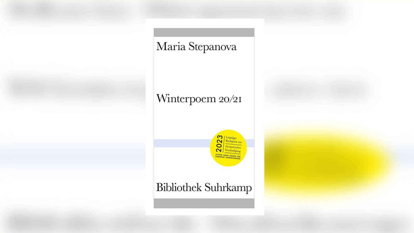 Maria Stepanova - Winterpoem 20/21 (Foto: Pressestelle, Suhrkamp Verlag)