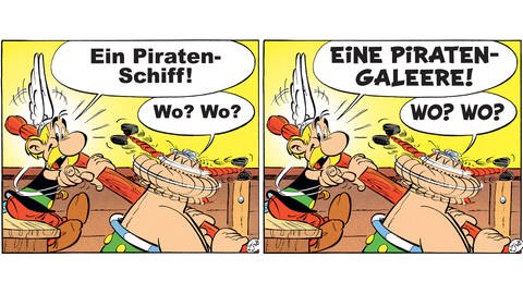 „Asterix bei den Olympischen Spielen“ - Original und Leichte Sprache (Foto: Pressestelle, ASTERIX®- OBELIX®- IDEFIX® / © 2023 LES EDITIONS ALBERT RENE )