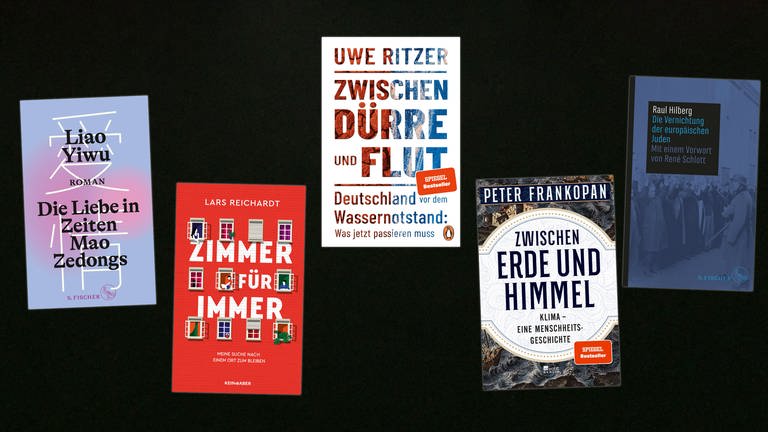 lesenswert Bücher vom 25.6.2023 (Foto: Pressestelle, S. Fischer Verlag, Rowohlt Verlag, Kein & Aber Verlag, Penguin Verlag)