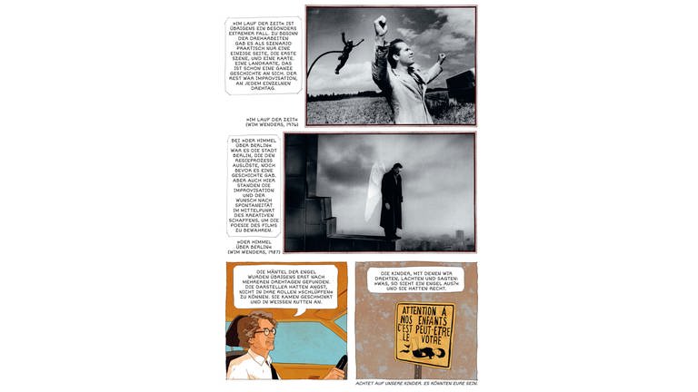 Graphic Novel: „Das Storyboard von Wim Wenders“ von Stephane Lemardelé