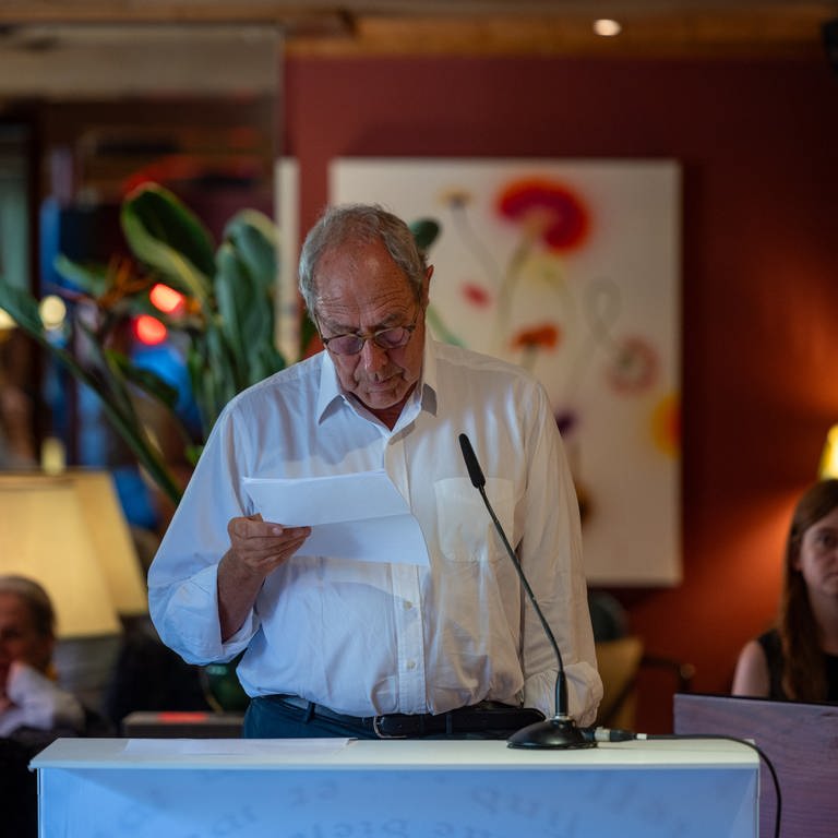 Fotos von der Preisverleihung an den Poeta Laureatus Michael Krüger im Hotel Kristiana in Lech (Österreich)