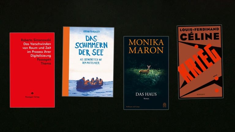 Lesenswert Bücher vom 08.10.2023 (Foto: Pressestelle, Rowohlt Verlag, Hoffmann & Campe Verlag, Avant Verlag, Passagen Verlag)