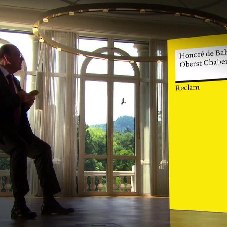 Denis Scheck und das Buch "Oberst Chabert" von Honoré de Balza