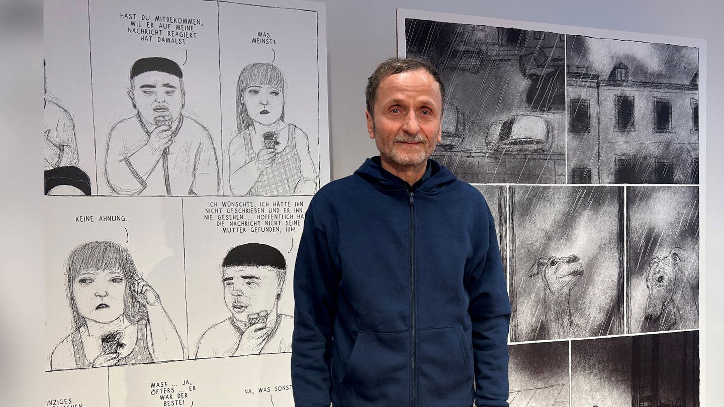 Porträt Franz Suess, Comicbuchpreis für Graphik Novel „Jakob Neyder“ der Berthold Leibinger Stiftung (Foto: SWR, Silke Arning)
