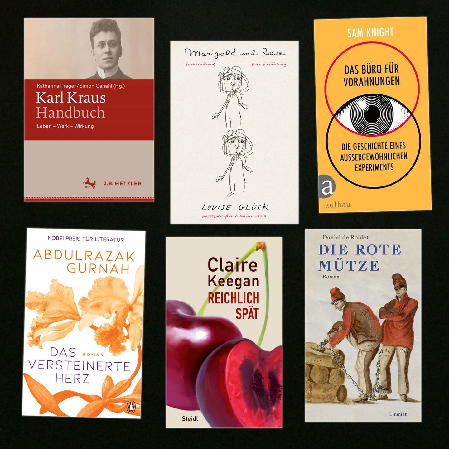 Ein Tusch für Karl Kraus zum 150. Geburtstag und neue Bücher u. a. von Louise Glück und Abdulrazak Gurnah