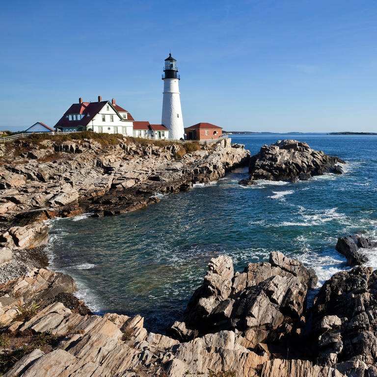 Küste von Maine, USA