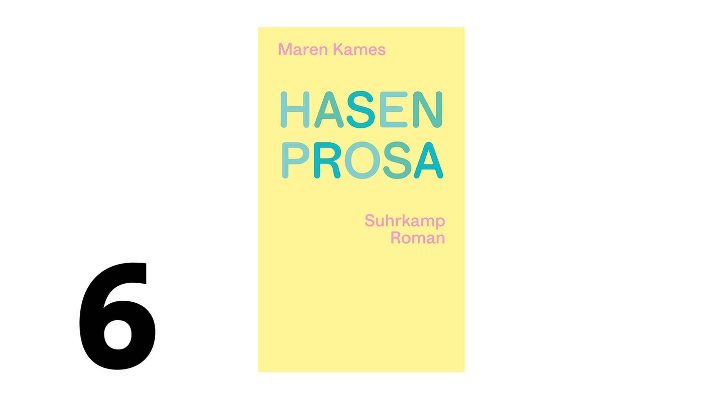 Cover des Buches Maren Kames: Hasenprosa (Foto: Pressestelle, Verlag: Suhrkamp)