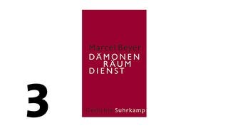 Cover des Buches Marcel Beyer: Dämonenräumdienst (Foto: Pressestelle, Suhrkamp Verlag)