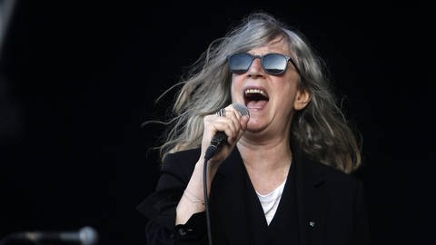 Patti Smith bei einem Auftritt 2015 auf dem Primavera Festival
