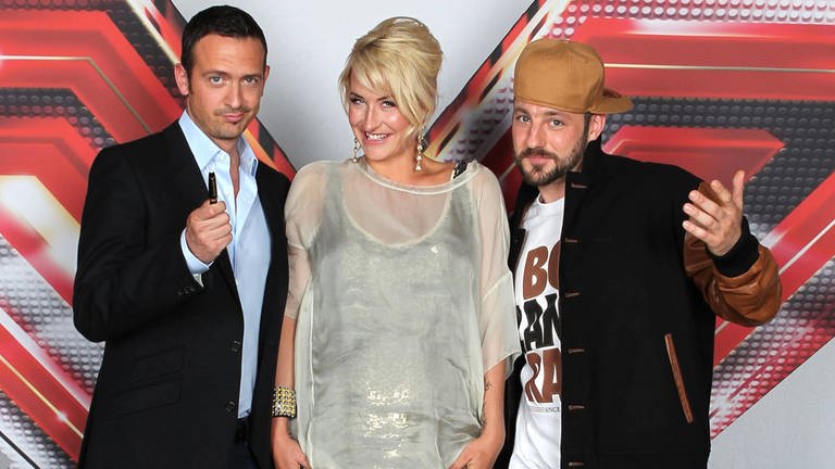 Till Brönner, Sarah Connor und Das Bo - die neue Jury bei der Vorstellung der zweiten Staffel der Vox Castingshow X Factor (Foto: IMAGO, APress)