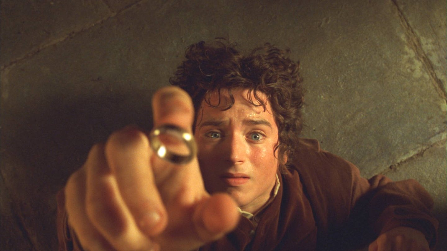 Frodo fängt im Film 