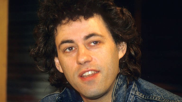 Bob Geldof von The Boontown Rats bei einer Pressekonferenz (Foto: IMAGO, IMAGO / Future Image)