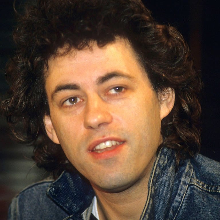 Bob Geldof von The Boontown Rats bei einer Pressekonferenz (Foto: IMAGO, IMAGO / Future Image)