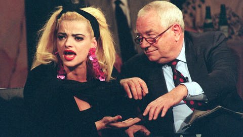 Nina Hagen zum Thema "Drogenfreigabe" beim "Talk im Turm" am 04.10.1992 (Foto: picture-alliance / Reportdienste, ZB | Hubert Link)
