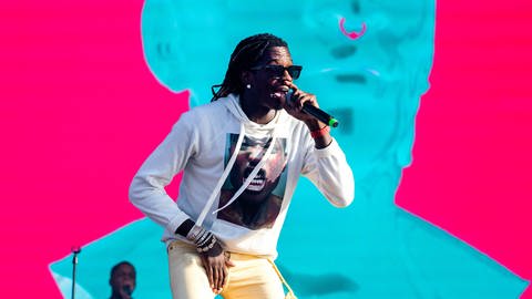 Young Thug beim Festival Lollapalooza 2019 (Foto: picture-alliance / Reportdienste, TT NYHETSBYRÅN | Magnus Andersson/TT)
