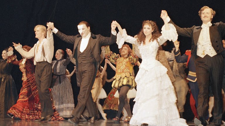 Das Phantom der Oper 1988 am New Yorker Majestic Theatre (Foto: picture-alliance / Reportdienste, picture alliance / ASSOCIATED PRESS | Ed Bailey)