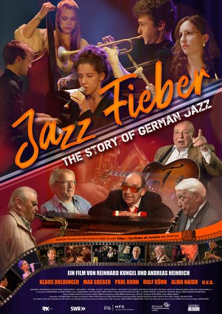 Filmplakat Jazzfieber The Story of German Jazz (Foto: Pressestelle, 2023 rk-film)