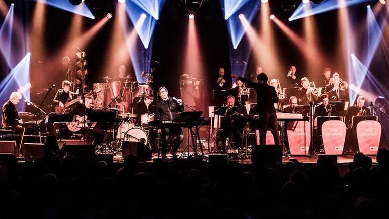 SWR Big Band bei einem Auftritt mit Ivan Lins 2013