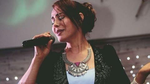 deutsch-kurdische Sängerin Hozan Cane.