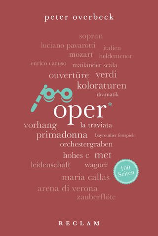 Buch-Cover: Peter Overbeck - Oper (Foto: Pressestelle, Reclam Verlag)