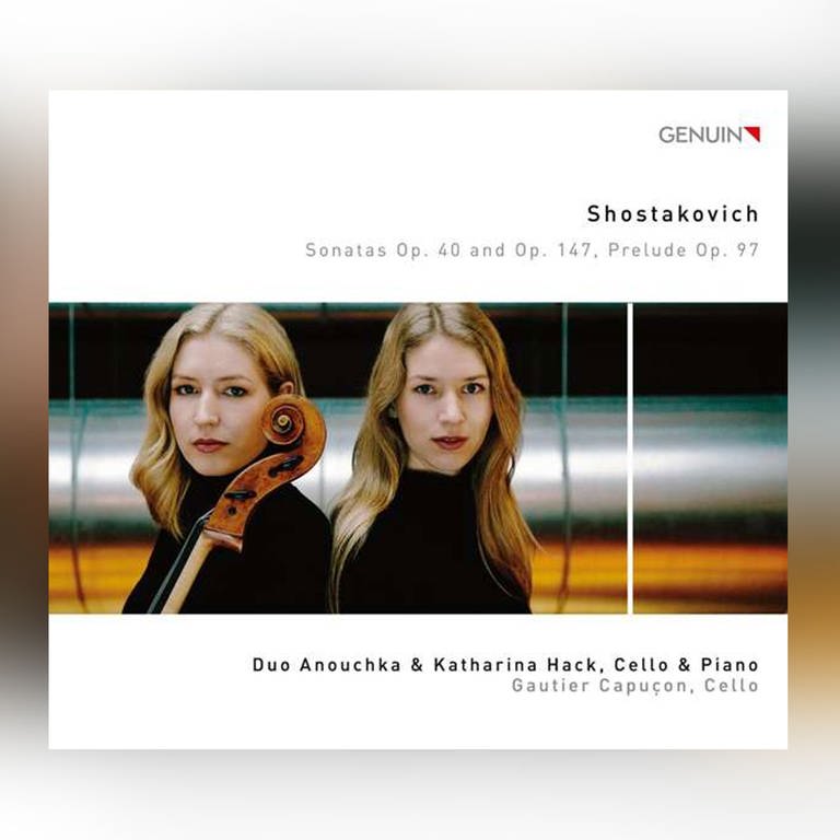 CD-Cover: Duo Anouchka & Katharina Hack (Cello & Klavier), Gautier Capucon (Cello) (Foto: Pressestelle, Genuin)