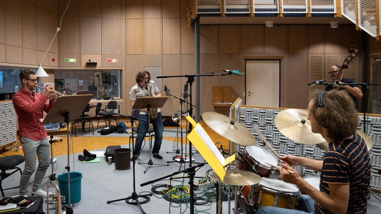 Magnus Mehl in neuer Quartettbesetzung   (Foto: SWR, Günther Huesmann)