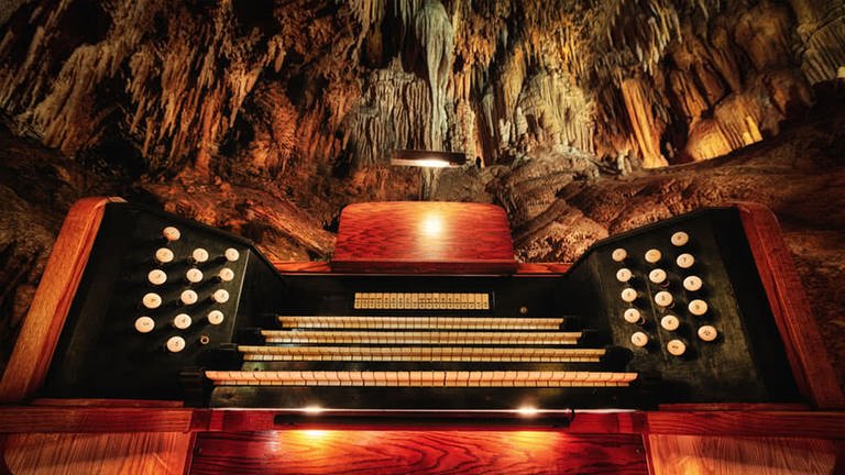 Orgel (Foto: Pressestelle, Courtesy of Luray Caverns, Virginia, USA)