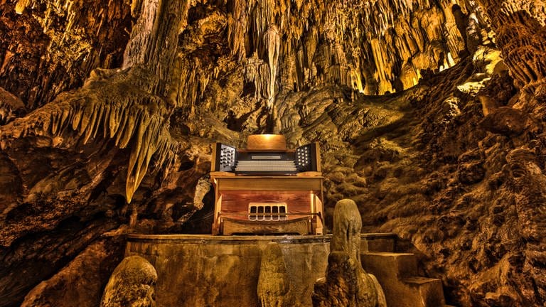 ORgel (Foto: Pressestelle, Courtesy of Luray Caverns, Virginia, USA)
