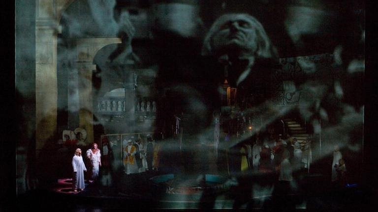 Bühnenbild von Richard Wagners Oper Parsifal bei den Bayreuther Festspielen 2006 (Foto: picture-alliance / dpa, picture-alliance / dpa - Jochen Quast)