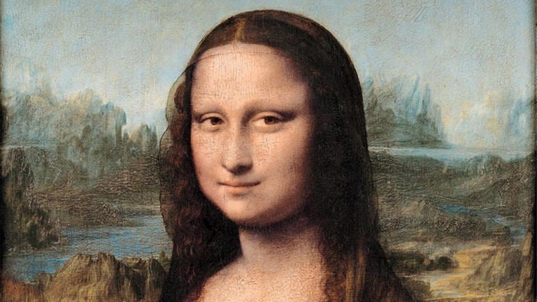 Das Gemälde «Mona Lisa» von Leonardo da Vinci (undatiert)