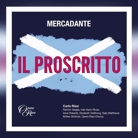 CD-Cover Mercadante: Il Proscritto