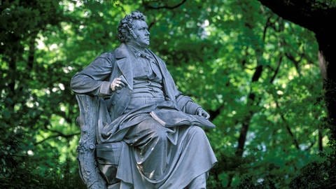 Franz-Schubert-Denkmal, Wiener Stadtpark (Foto: IMAGO, imagebroker/siepmann)