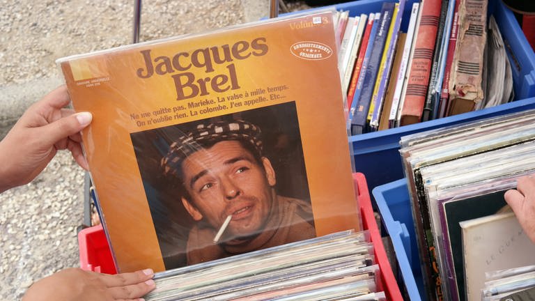 LP Cover Jacques Brel (Foto: IMAGO, IMAGO / Depositphotos)