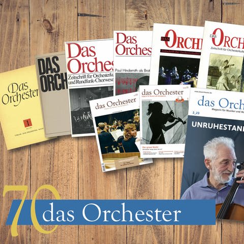 Eine Collage mit verschiedenen Covern von "das Orchester" (Foto: Pressestelle, das Orchester)