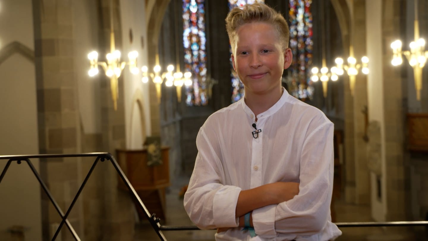 der 14jährige Nathan Thomas aus Stuttgart will Opernstar (Foto: SWR)