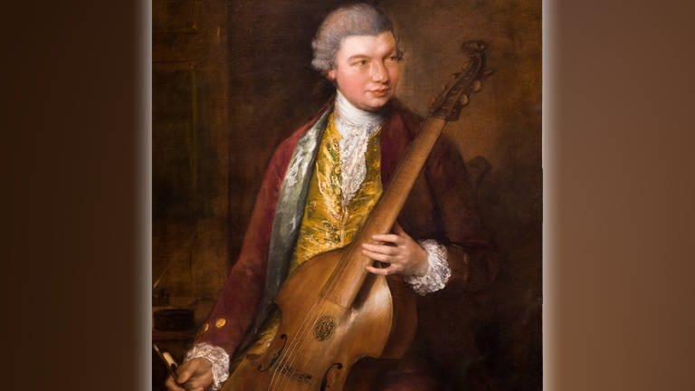 Carl Friedrich Abel, Porträt 1765 von Thomas Gainsborough