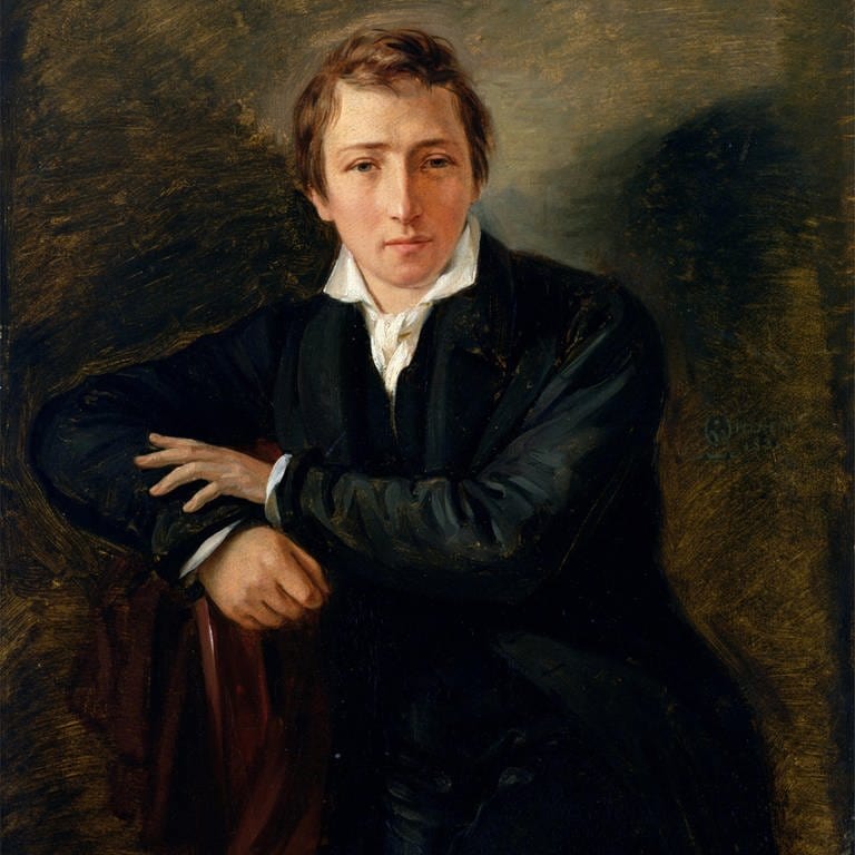 Porträt von Heinrich Heine (1797-1856)
