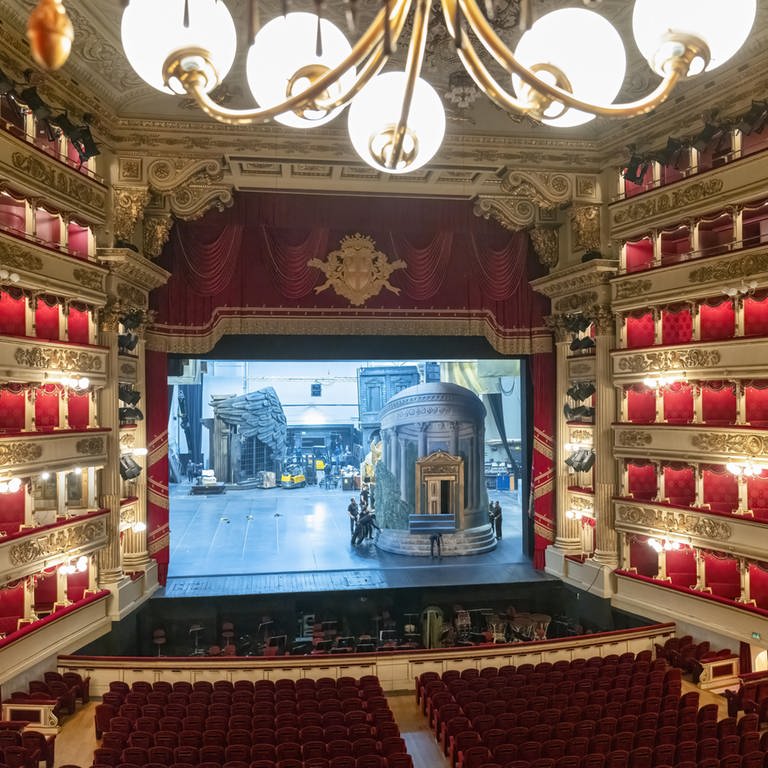 Teatro alla Scala Opera House, Mailand (Foto: picture-alliance / Reportdienste, picture alliance / Zoonar | Marco Brivio)