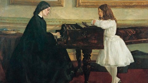 Gemälde von James Whistler: Au Piano